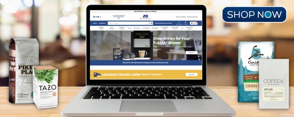 Easier Online Ordering for Coffee, Beverages & Breakroom Essentials with A&B