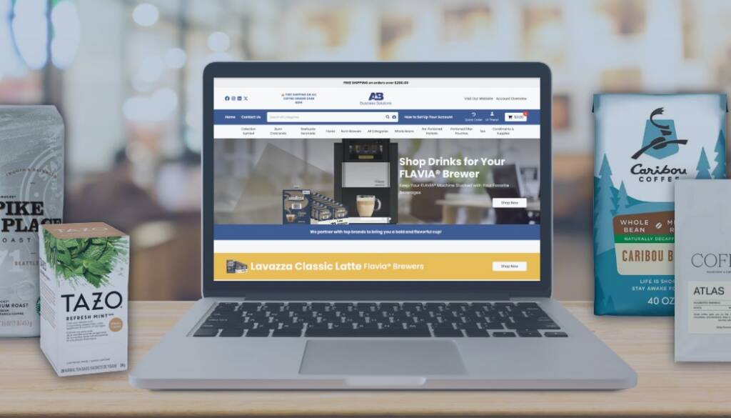 Shop Coffee, Beverages & Breakroom Supplies at the New A&B Online Store